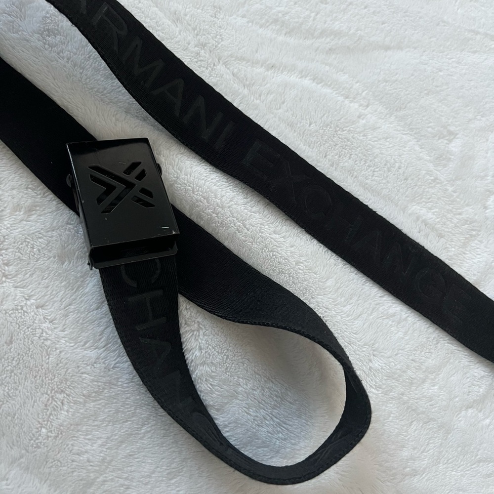 Armani Exchange AX Black Belt